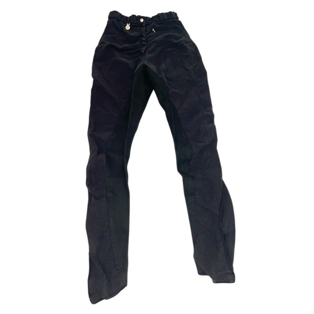 Pikeur Riding Breeches Women's 23 Full Seat Black VTG Dressage Equestrian